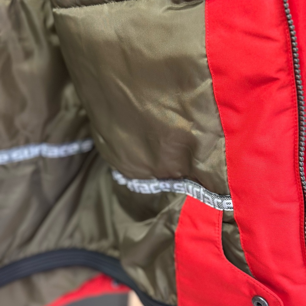 Men's Red Performance Ski Jacket - Picture 5 of 11